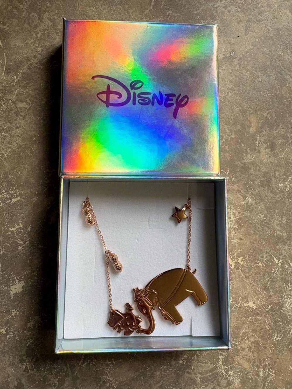 Disney by Couture Kingdom Dumbo and Mrs Jumbo Necklace